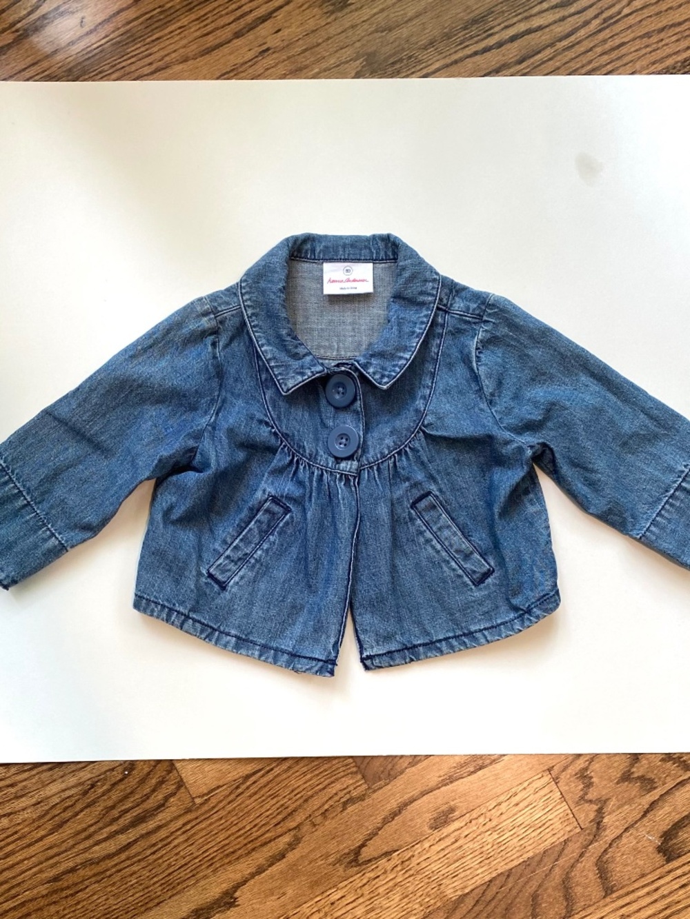 Hanna Andersson Girl's Denim Chambray Jacket